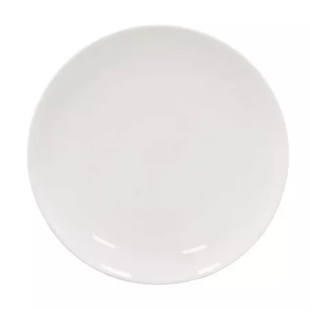 Plato Redondo Coupe de Porcelana 8 Pulgadas Blanco ARNI CS0023
