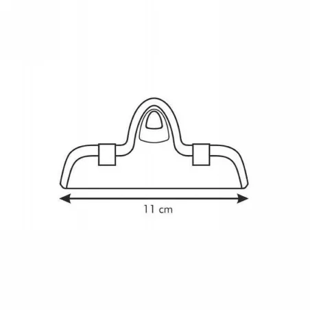 Clip para Cerrar Bolsas de 11 Centimetros, Set de 2 Unidades TESCOMA 420764
