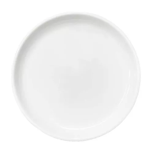 Plato Turin Redondo de Ceramica 10.6 Pulgadas Color Blanco MASTER CHEF WT1215