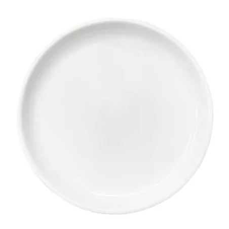 Plato Turin Redondo de Ceramica 10.6 Pulgadas Color Blanco MASTER CHEF WT1215