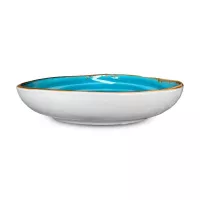 Bowl Triangular Coupe de Porcelana 7.5 Pulgadas Azul ARNI C1412-SC03