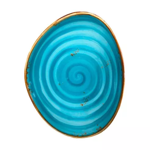 Bowl Triangular Coupe de Porcelana 7.5 Pulgadas Azul ARNI C1412-SC03