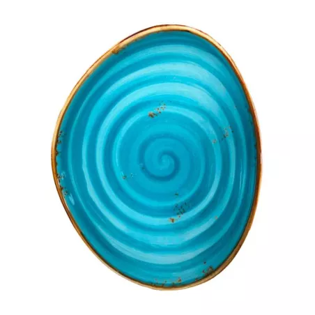 Bowl Triangular Coupe de Porcelana 7.5 Pulgadas Azul ARNI C1412-SC03