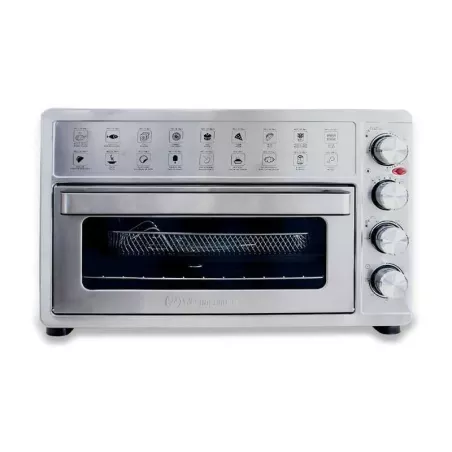 Freidora de Aire de Acero Inoxidable para 28 Litros Color Plateado 1600W WESTINGHOUSE WKTOGH28