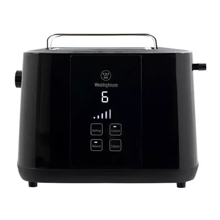 Tostador Tactil de 2 Rebanadas de 1500W Color Negro WESTINGHOUSE WKTTLD7051