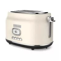 Tostador Retro de 2 Rebanadas Color Blanco WESTINGHOUSE WKTT857WH