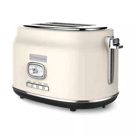 Tostador Retro de 2 Rebanadas Color Blanco WESTINGHOUSE WKTT857WH