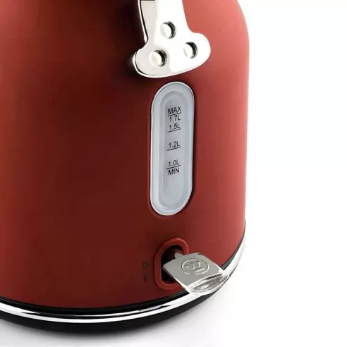 Cafetera Electrica Retro para 1.7 Litros de 1500W Color Rojo WESTINGHOUSE WKWK148RD