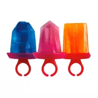 Moldes para Helado Joya, Set de 6 Unidades Color Fucsia TOVOLO 80-3879P 2