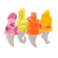 Moldes para Helado de Dinosaurios Naranja, Set de 4 Unidades TOVOLO 81-17092C 2