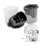 Moldes para Hielo de Calavera Gris Carbon, Set de 2 Unidades TOVOLO 22031-200