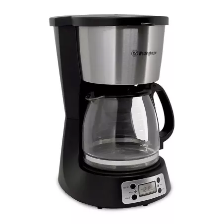 Coffee Maker Digital de 1.5 Litros 1000W Negro con Plateado WESTINGHOUSE WKCM6689