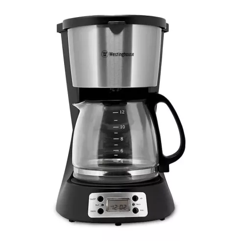 Coffee Maker Digital de 1.5 Litros 1000W Negro con Plateado WESTINGHOUSE WKCM6689