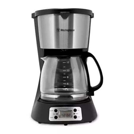 Coffee Maker Digital de 1.5 Litros 1000W Negro con Plateado WESTINGHOUSE WKCM6689