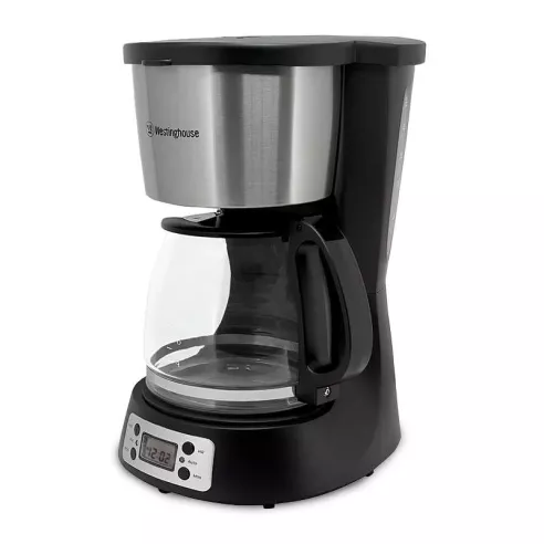 Coffee Maker Digital de 1.5 Litros 1000W Negro con Plateado WESTINGHOUSE WKCM6689