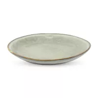 Plato Coupe Oporto de Ceramica 8.5 Pulgadas Gris/Verde MASTER CHEF AZ30-2