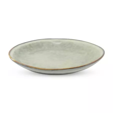 Plato Coupe Oporto de Ceramica 8.5 Pulgadas Gris/Verde MASTER CHEF AZ30-2