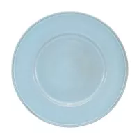 Plato Aveiro de Borde Ancho de Ceramica 8.2 Pulgadas Color Celeste MASTER CHEF AZ35-2 2