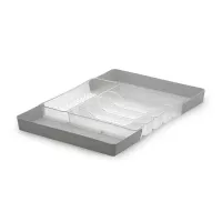 Bandeja para Cubiertos Hexa de 6 Divisores Transparente TOVOLO A26550