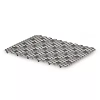 Tapete para Fregadero Grande con Hexagonos Transparente con Gris TOVOLO A33112