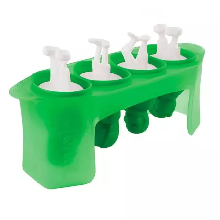 Moldes para Helados de Zombie Verde Lima, Set 4 Unidades TOVOLO 81-18174