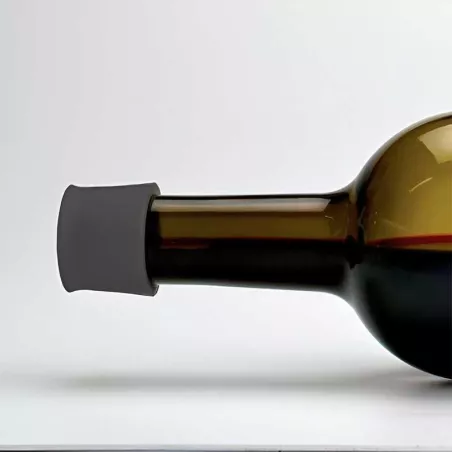 Tapas de Silicon para Vino Gris Carbon, Set de 2 Unidades TOVOLO 81-7918