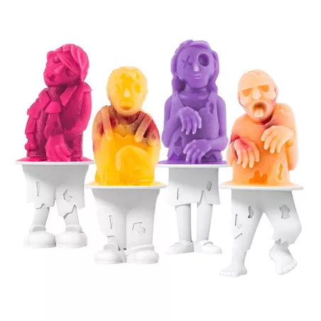 Moldes para Helados de Zombie Verde Lima, Set 4 Unidades TOVOLO 81-18174