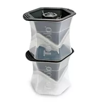 Moldes para Hielo en Cubo Colosal Gris Carbon, Set de 2 Unidades TOVOLO 81-2586