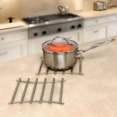 Salvamanteles para Ollas de Acero Inoxidable Euro Plateado TOVOLO 50778