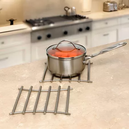 Salvamanteles para Ollas de Acero Inoxidable Euro Plateado TOVOLO 50778