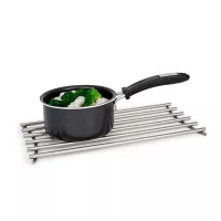 Salvamanteles para Ollas Grande de Acero Inoxidable Euro Plateado TOVOLO 50878 2