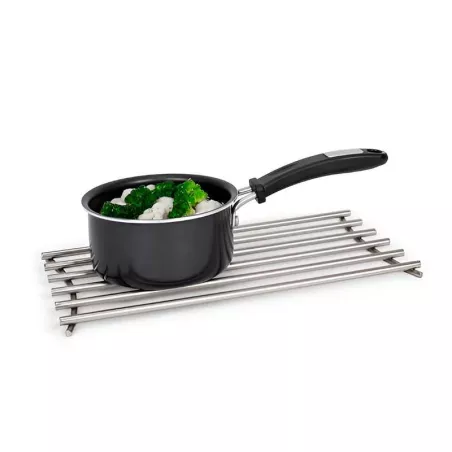 Salvamanteles para Ollas Grande de Acero Inoxidable Euro Plateado TOVOLO 50878