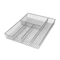 Bandeja para Almacenar Cubiertos Plateado de 5 Compartimientos TOVOLO 53177