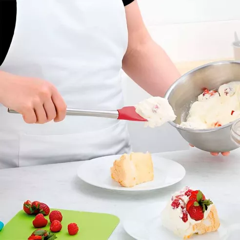 Cuchara Flex-Core Color Rojo con Mango de Acero Inoxidable TOVOLO 44003-400