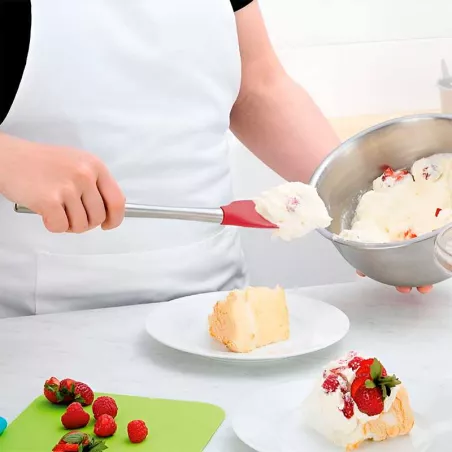 Cuchara Flex-Core Color Rojo con Mango de Acero Inoxidable TOVOLO 44003-400