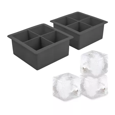 Bandeja Elements de Cubos de Hielo XL Gris Carbon TOVOLO 61-30695