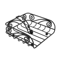Porta Servilletas Scroll con Peso Negro TOVOLO 42410
