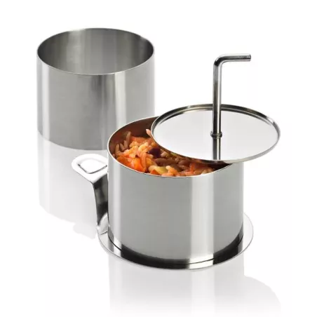 Aro de Acero Inoxidable para Servir Alimentos, Set de 8 Piezas LURCH 00220285