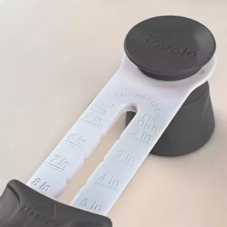 Cortador de Precision para Corteza de Pastel Gris Carbon TOVOLO 27007-200