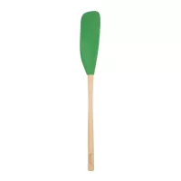 Raspadora para Frascos Flex-Core de Silicon Verde con Mango de Madera TOVOLO 41056-500