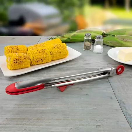 Tenazas Tip Top Cayenne de Silicon Rojo TOVOLO 21019-400