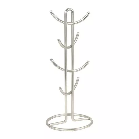 Portatazas Euro Plateado para 8 Tazas TOVOLO 18478