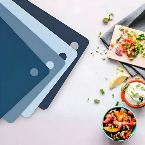 Tablas para Picar Flexibles Colores Surtidos 15 x 11 Pulgadas, Set de 4 Unidades TOVOLO 13060-399