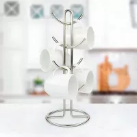 Portatazas Euro Plateado para 8 Tazas TOVOLO 18478 2