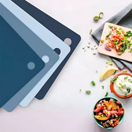 Tablas para Picar Flexibles Colores Surtidos 11.5 x 7.5 Pulgadas, Set de 4 Unidades TOVOLO 13061-399