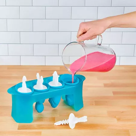 Molde para Helados de Amigos del Oceano, Set de 4 Unidades TOVOLO 1000474