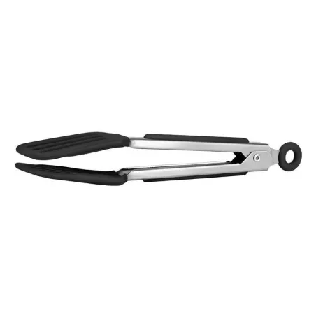 Pinza Espatula Mini de Acero Inoxidable 8.25 Pulgadas Negra TOVOLO 1000235