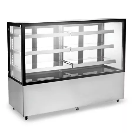 Vitrina Exhibidora Refrigerada 4 Niveles 55.5 x 28 x 70 Pulgadas QUANTUM PRO VR-571ZW