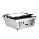 Urna Exhibidora para Helados 4 Bandejas 15 x 29 x 34 Pulgadas QUANTUM PRO VTD-87L