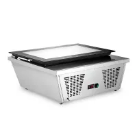 Urna Exhibidora para Helados 4 Bandejas 15 x 29 x 34 Pulgadas QUANTUM PRO VTD-87L